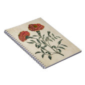 ヴィンテージ植物性フローラフランスのマリゴールド ノートブック (右側)