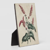 ヴィンテージ植物性フローラPersicaria フォトプラーク (側面)