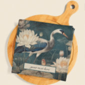 ヴィンテージ植物性ブルークレーンのカスタマイズ スタンダードカクテルナプキン