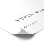 ヴィンテージ植物性プリントグレープつる植物ポスター ポスター (角)