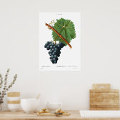 ヴィンテージ植物性プリントグレープつる植物ポスター ポスター (キッチン)
