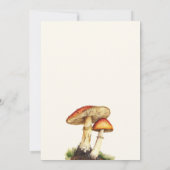 ヴィンテージ植物性ベビーシャワー 招待状 (裏面)