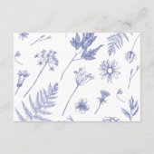 ヴィンテージ植物性ペリウィンクル詳細カード挿入 エンクロージャーカード (裏面)