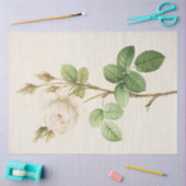 ヴィンテージ植物性モダン人気があるフローラ組織パップ 薄葉紙 (クラフト)