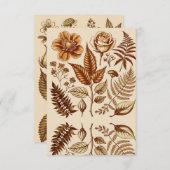 ヴィンテージ植物性至福 エンクロージャーカード (正面/裏面)