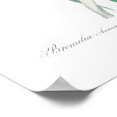 ヴィンテージ植物性「パイナップル」レッドテポスター ポスター (角)