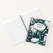 ヴィンテージ植物構図ノート ノートブック (内部)