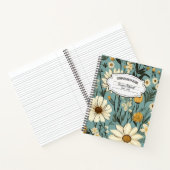 ヴィンテージ植物構図ノート ノートブック (内部)