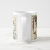 ヴィンテージ植物模様 ジャンボコーヒーマグカップ (裏面)