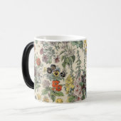 ヴィンテージ植物模様 モーフィングマグカップ (正面左)