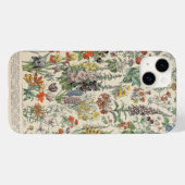 ヴィンテージ植物模様 Case-Mate iPhoneケース (裏面 (横))
