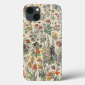ヴィンテージ植物模様 Case-Mate iPhoneケース (裏面)