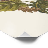 ヴィンテージ植物樹林赤ちゃんシャワーウェルカム ポスター (コーナー)