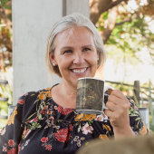 ヴィンテージ植物海馬 コーヒーマグカップ