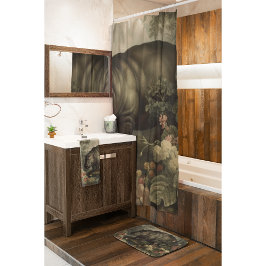 ヴィンテージ植物海馬 バスタオルセット