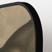 ヴィンテージ植物海馬 ピックルボールラケット (左詳細)