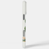 ヴィンテージ植物画と鳥のカスタムモノグラムがあしらわれた美しいデザイン Case-Mate iPhoneケース (裏面 / 右)