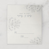 ヴィンテージ植物画の結婚式プレイスカード プレイスカード (外部開封)