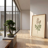 ヴィンテージ植物画ウォールアート ボヘミアン スタイル ポスター