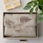 ヴィンテージ植物画フラワーパターン (7) 薄葉紙 (ギフト)