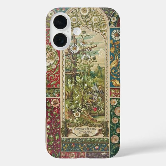 ヴィンテージ植物画風スマホケース Case-Mate iPhoneケース (裏面)
