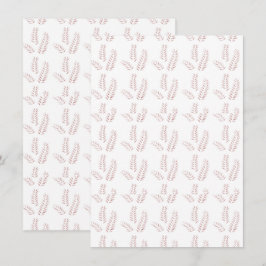 ヴィンテージ植物画 - エレガントな花の芸術 エンクロージャーカード