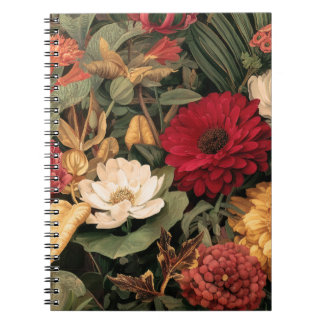 ヴィンテージ植物画 ノートブック