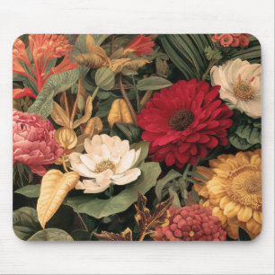 ヴィンテージ植物画 マウスパッド