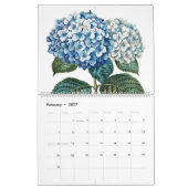 ヴィンテージ植物画 月間カレンダー 2027 カレンダー (2月 2027)