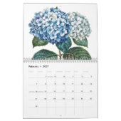 ヴィンテージ植物画 月間カレンダー 2027 カレンダー (2月 2027)