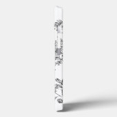 ヴィンテージ植物白黒 Case-Mate iPhoneケース (裏面 / 左)