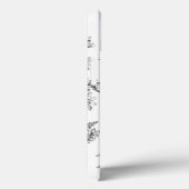 ヴィンテージ植物白黒 Case-Mate iPhoneケース (裏面 / 右)