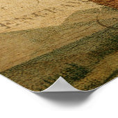 ヴィンテージ植物紙ポスター – Palm Tree ポスター (角)