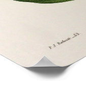 ヴィンテージ植物紙 ポスター (角)