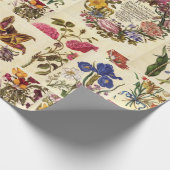 ヴィンテージ植物組織デコパージュ ラッピングペーパー (角)