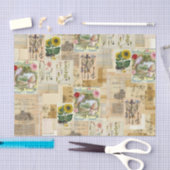 ヴィンテージ植物組織 薄葉紙 (クラフト)