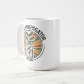 ヴィンテージ植物繁殖バッジ コーヒーマグカップ (正面左)