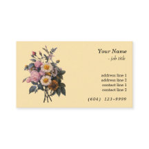 ヴィンテージ植物美術バラとデイジー花