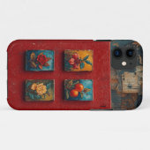 ヴィンテージ植物美術機動機場 Case-Mate iPhoneケース (裏面(横))