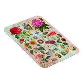 ヴィンテージ植物花イラストレーション自然 マグネット (右側)