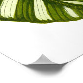 ヴィンテージ植物葉プリント ポスター (角)