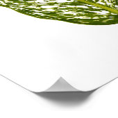 ヴィンテージ植物葉プリント ポスター (角)