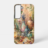 ヴィンテージ植物薬局の瓶 SAMSUNG GALAXYケース (裏面)