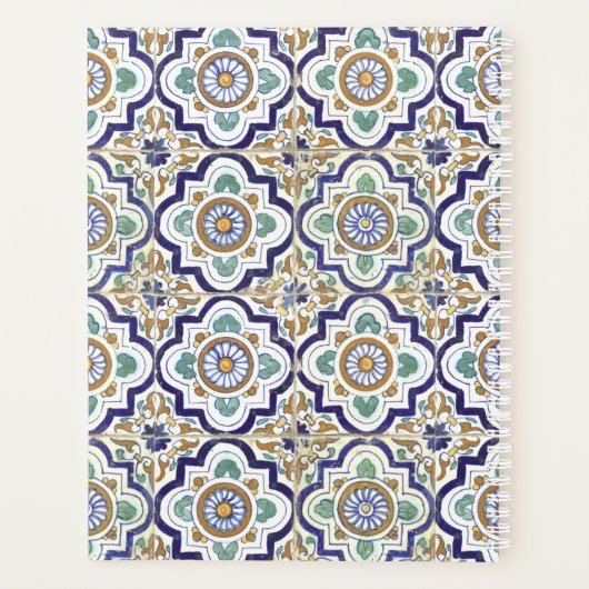 ヴィンテージ植物観賞用タイル単図 プランナー手帳 (裏面)