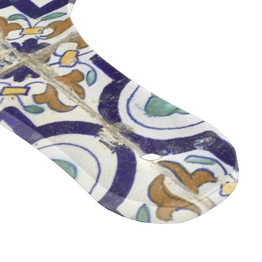 ヴィンテージ植物観賞用タイル模様 カッティングボード (角)