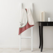 ヴィンテージ植物赤チューリップフラワーカメオ シェルパブランケット (インサイチュ)