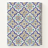 ヴィンテージ植物鑑賞用モノグラムスケッチブック ノートブック (裏面)