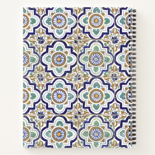 ヴィンテージ植物鑑賞用モノグラムレシピ ノートブック (裏面)