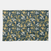 ヴィンテージ植物風情 キッチンタオル (横)