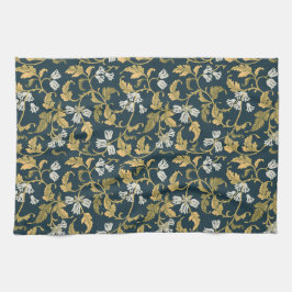ヴィンテージ植物風情 キッチンタオル